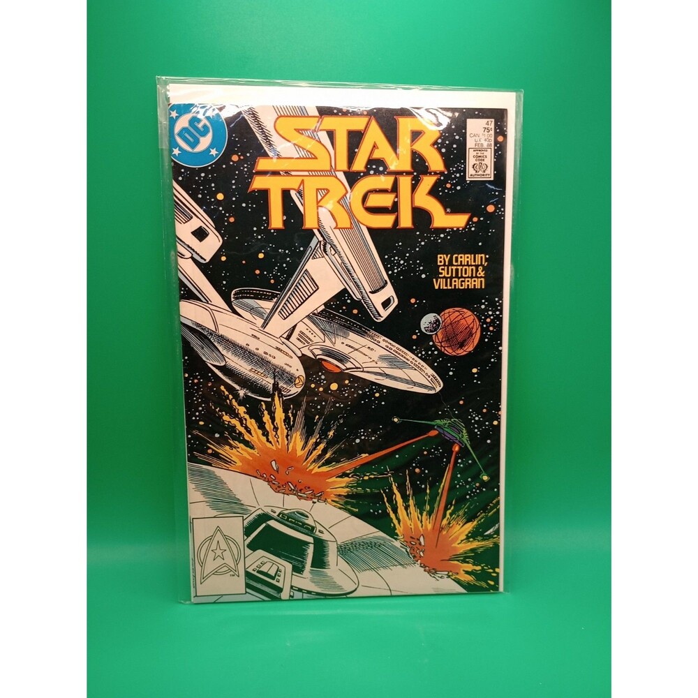 Star Trek Dc Comic Book By Carlin, Sutton & Villagran